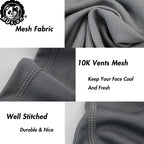 Musion Breathable Motorcycle Mask Quick Dry Mesh Bandana Head Scarf Men M Cool Fabric Sun Protection Rider for Cycling