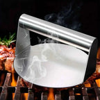 Heavy Duty Stainless Steel Smash Burger Press – BBQ Patty Smasher & Meat Press Tool