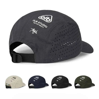 Short Brim Quick-Drying Mesh Baseball Cap - Breathable Lightweight UV Protection Sunshade, for Men Women Couples, Outdoor Hiking