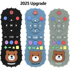 Baby Remote Control Teether – Silicone Pacifier Bracelet, Anti-Biting Gloves & Teething Stick for Infants