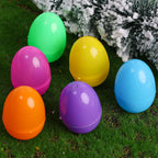 10/50PCS Plastic Easter Eggs Fillable Plastic Egg Kids Toy Colorful Gift Packaging Box Easter Party Hunt Game DIY Craft Supplies