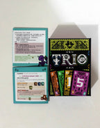 TRIO Strategy Board Game | 3-6 Players | 15 Minutes Playing Time . Family Game Nights , Perfect for Party Game