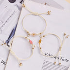Simple Sunflower Bracelets for Women Handmade Braided Fashion Colorful Daisy Adjustable Bangle Friendship Good Luck Jewelry Gift