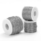 2/10 Meters Stainless Steel Chain 1 1.5 2mm Gold&Steel Color Link for DIY Jewelry Making Necklace Bracelet Bulk Chain Supplies
