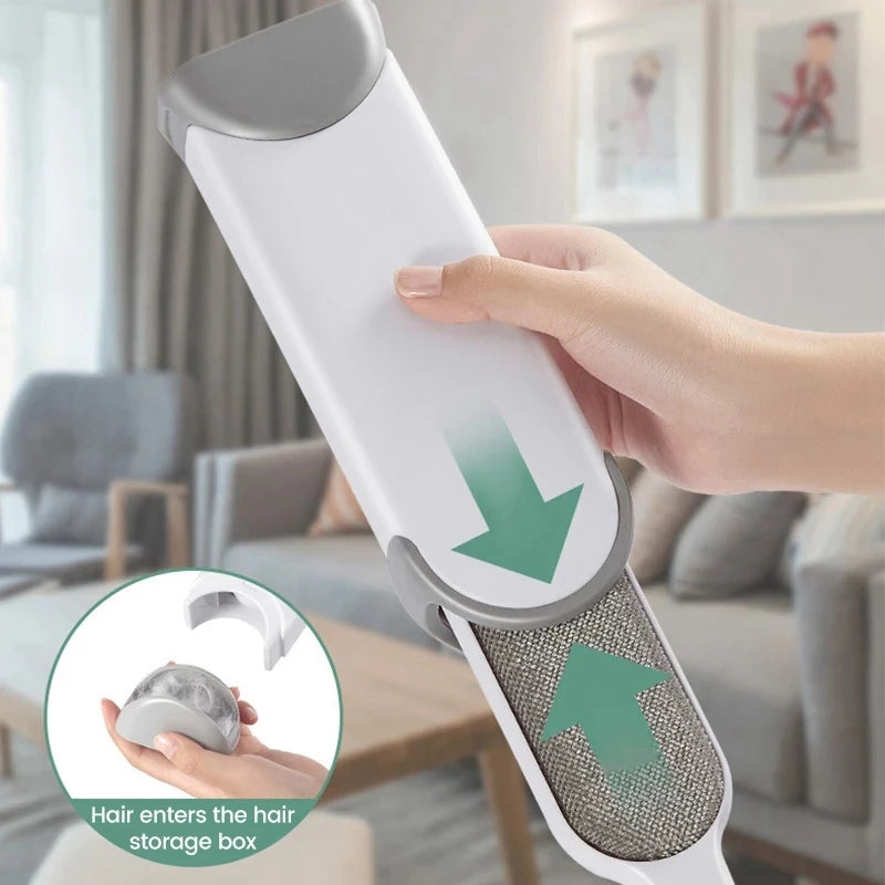 Magic Clothes Lint Remover Reusable Pet Cat Hair Fur Roller Brush Reusable Static Dusting Cleaning Brushes Manual Cleaner Tool - WTN Essentials 