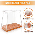 Thicked Chair Leg Floor Protector Silicone Anti-Slip Furniture Pads Wear-resistant Table Leg Cover Scratch-proof Floor Protector