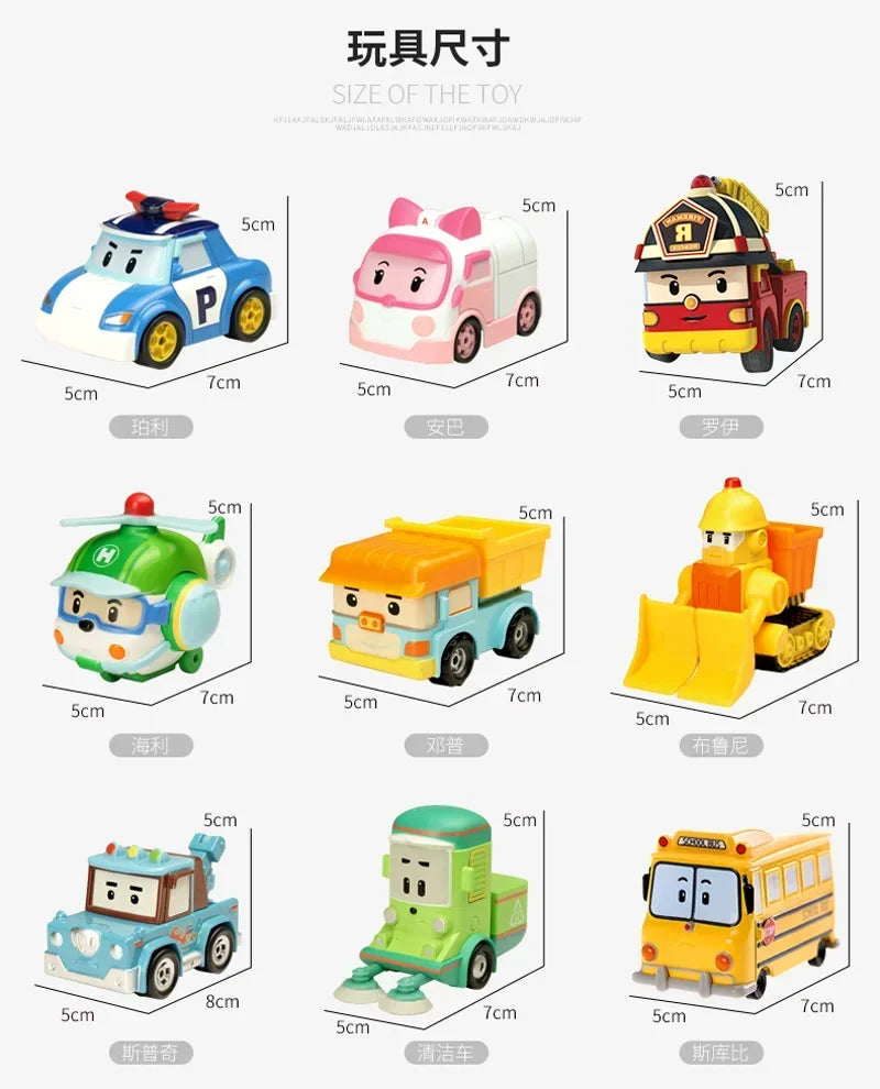 Robocar Robot Toy – Transforming Action Figure Car