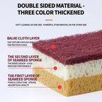 High Density Sponge Cleaning Cloth, Dishwashing Cloth, Non Greasy Kitchen and Catering Supplies, Sponge Brush, Pot and Bowl