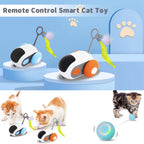 Pet Gravity Cat Smart Interactive Car Toy Automatic Moving Remote Mouse Indoor Kitty Ball Toys Controlled Car for Dogs Playing - WTN Essentials 