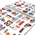 10/50/100 PCS Cute Cartoon basketball Stickers Kawaii Candy Colors Stickers Scrapbooking Diary Stickers School Office Stationery