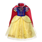 Girls Princess Dress Kid Cinderella Snow White Aurora Rapunzel Cinderella Halloween Costume Children Birthday Party Dress