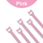 10pcs Releasable Cable Ties 15 20 25 30cm Mouse Earphone Wire Wrap Cable Organizer Nylon Hook Loop Strap Zip Bundle Bandage Tie