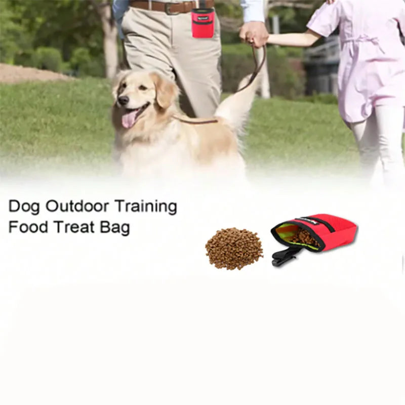 Pet Dog Training Treat Pouch – Puppy Snack Reward Waist Bag for Obedience & Agility Training