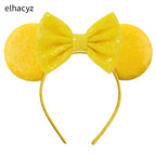 2026 Chic Embroidery Sequin Ears Headband Classical DOT Bow Hairband For Girls Women Party Head Wear Kids DIY Hair Accessories