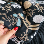 New Winter Warm Cashmere Scarf for Women Embroidery Pashmina Blanket Thick Shawl Wrap Neckerchief Fashion Bufanda Echarpe Poncho