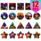 Halloween Mini Maze Game - Bulk Handheld Educational Puzzle for Kids Party Favors Travel Game Graduation Classroom Activity