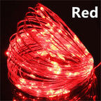 USB Led Fairy Lights Copper Wire String 1/2/3/5/10/20M 200LED Holiday Lamp Garland For Christmas Tree Wedding Party Decoration