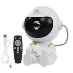 LED Star Galaxies Projector Night Light Astronaut Starry Sky Bedroom Room Decor Children's Gift - LED Atmosphere Creating Lamp
