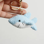 Funny Shrimp Crochet Keychain Cute Ocean Bag Charm