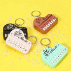 1 Pcs Creative Mini Electronic Piano Keychain Pendant Luminous Music Toy Small Gift