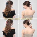 10Pcs Colorful Square Non-Slip Hair Claw Clips for Women 2.6 Inch Strong Hold Jaw Clip Bulk Hair Accessories for Daily Use Gift
