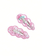 10Pcs Cute Pink Rabbit Hair Clip, Bangs Clip,Side Hair Clip,Hair Accessories,Suitable For Daily Use,School Stuff,Pink Hair Clips