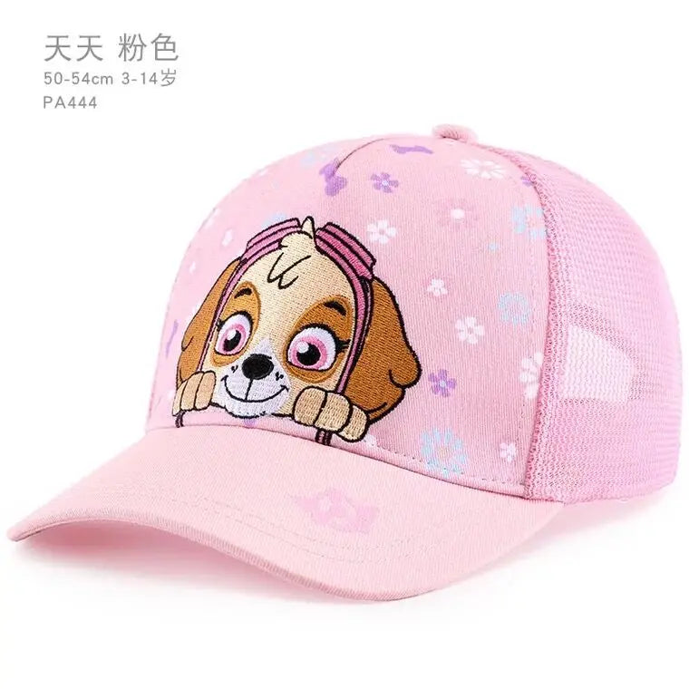 Genuine Paw Patrol Cartoon Child Baseball Cap Hip Hop Mesh Sun Protection Sun Hat Boys Girls Caps Snap back Hats Sports Hat