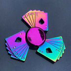 New Metal Rainbow Fidget Spinner Gradient Color R188 Mute Bearing EDC Hand Spinner Fingertip Gyro Anti-Anxiety Kids Adult Toys