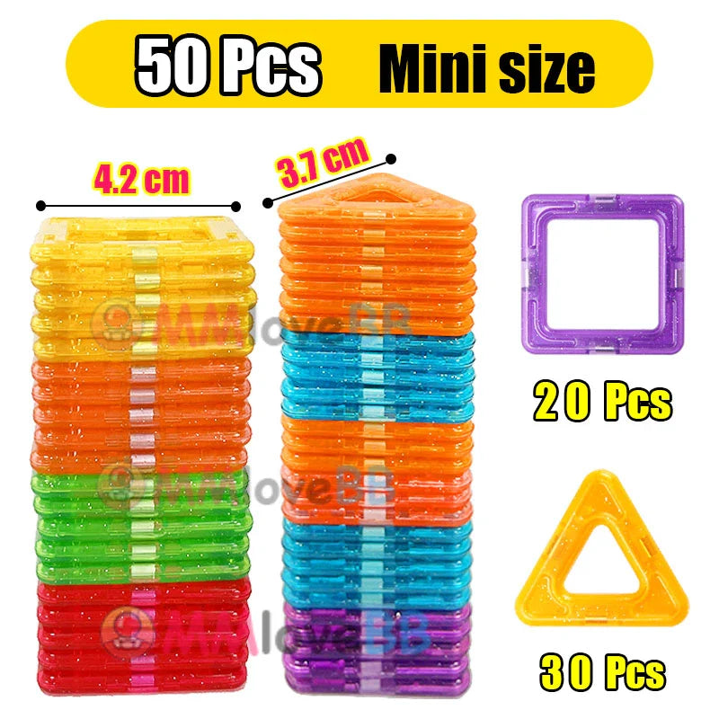 Magnetic Building Blocks DIY STEM Construction Set for Kids