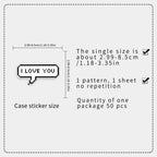50Pcs Cute Pixel Game Stickers Kawaii Girls Cat DIY Stickers Scrapbooking Phone Luggage Skateboard Waterproof Decals