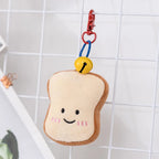 Cute Cartoon Egg & Toast Plush Toy – Breakfast Expression Stuffed Doll Pillow | Soft Baby Comfort Toy & Christmas Gift