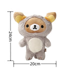 Anime Rilakkuma Cartoon Plush Doll Soft bear Toys Kawaii Room Decor Teddy Bear Plushies Cute Couple Bear Xmas Gifts For Girls