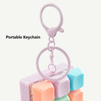 Fidget Decompression 9 Keyboard Key Toy For Adults Antistress Toys Anti Stress Finger Keyboard Games Keychain
