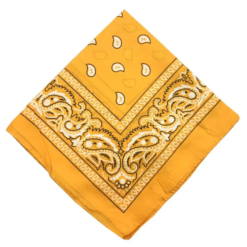 1/2/3/5PCs Unisex men women bandana hairband cowboy mens biker sports headwear wrist hairwrap single head wrap scarf