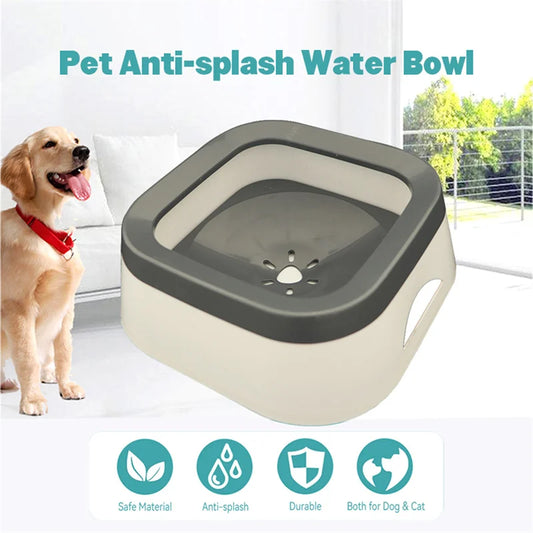 Anti-Splash Dog Water Bowl 1L