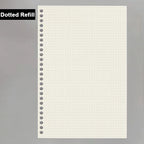 A5/B5/A4 Binder Notebooks Loose Leaf Replaceable Inner Refill with Divider Metal Ring Journal for Student Office School Supplies