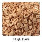 100Pcs DIY Bricks Parts 3024 1x1 Plate Educational Tech Construction Assmble Compatible Block Parts Toys for Child Kids