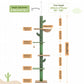 5-Tier Cat Tree Tower with Scratching Posts & Hammock