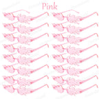 12-120Pcs Fire Flame Sunglasses Rimless Fire Sunglasses Candy Color Party Sunglasses Wedding Funny Sunglasses for Guest