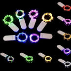 1m 2m 3m 5m Led Copper Wire Fairy Lights  Battery Powered Holiday Lighting Fairy Christmas Tree Garland Wedding Party Decoration