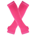 Warmer Knitted Long Fingerless Gloves Elbow Mittens Christmas Acces Gift Fashion Women Emo Gloves Lady Striped Elbow Gloves
