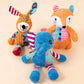 Cute Fox & Elephant Plush Dog Toy - Interactive Squeaky Chew & Teeth Cleaner