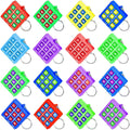 Fun 6/12/18Pcs Tic Tac Toe Game Keychains Set for Birthday Wedding Valentine's Day New Year Carnival Party Favors Pinata Fillers