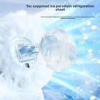 Ice compress high-speed cooling fan handheld fans USB Rechargeable portable mini fan Folding style for Travel,Camping,Outdoor