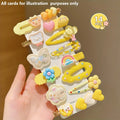14 Pieces of Cute Yellow Hair Clips Are Sweet and Versatile