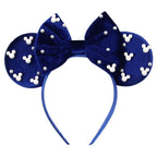 2026 Women 3.3" Velvet Mouse Ear Headband For Girls Soft Butterfly Knot Headband Halloween Party Christmas Hair Accessories
