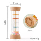 Montessori Baby Rain Stick Sensory Rattle Educational Toy Kids