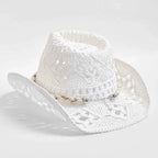 Summer Hand Woven Straw Hat for Women Shell Decoration Holiday Beach Sun Hat Chapeu Panama Feminino