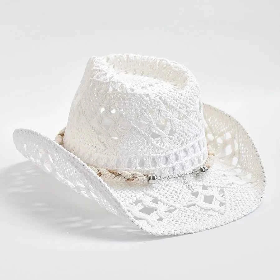 Summer Hand Woven Straw Hat for Women Shell Decoration Holiday Beach Sun Hat Chapeu Panama Feminino
