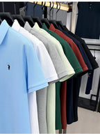 Men's 100% Cotton Polo Shirt – Short Sleeve Casual Golf & Business Shirt